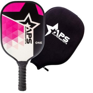 Pickleball Paddle & Cover – Pink