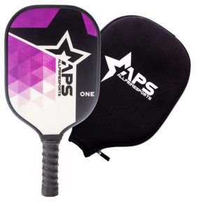 Pickleball Paddle & Cover – Purple