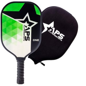Pickleball Paddle & Cover – Green